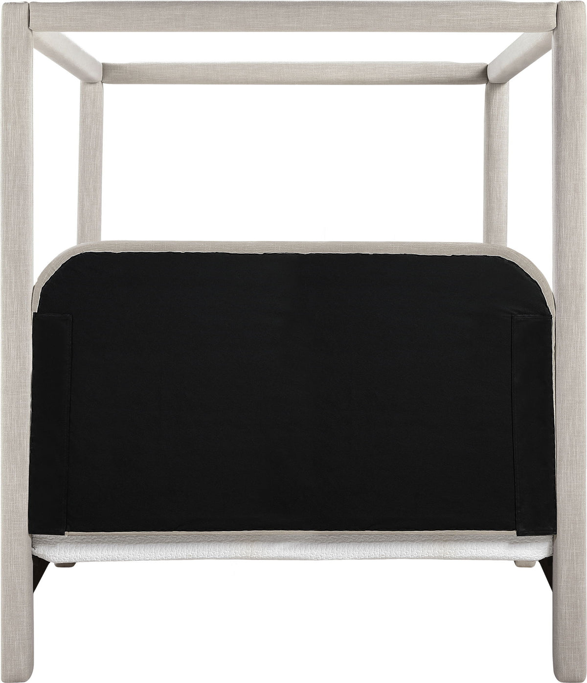 Salina - Linen Textured Fabric Upholstered Bed