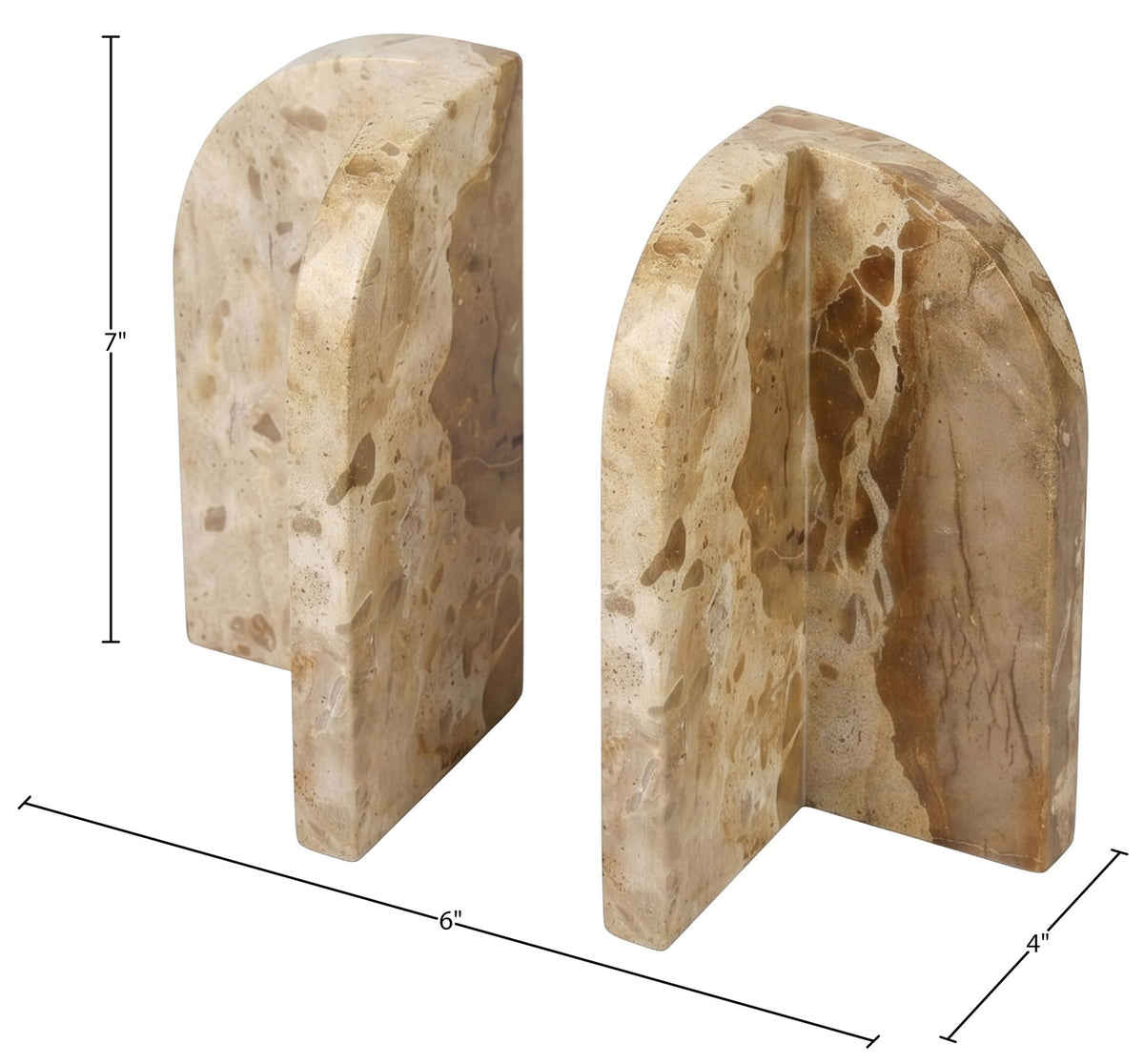 Dufresne - Genuine Marble Bookend