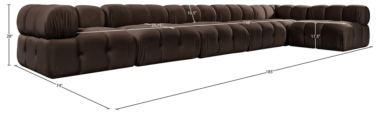 Orin - 6 Piece Modular Sectional (4 Modular Chairs, 2 Corner Chairs)