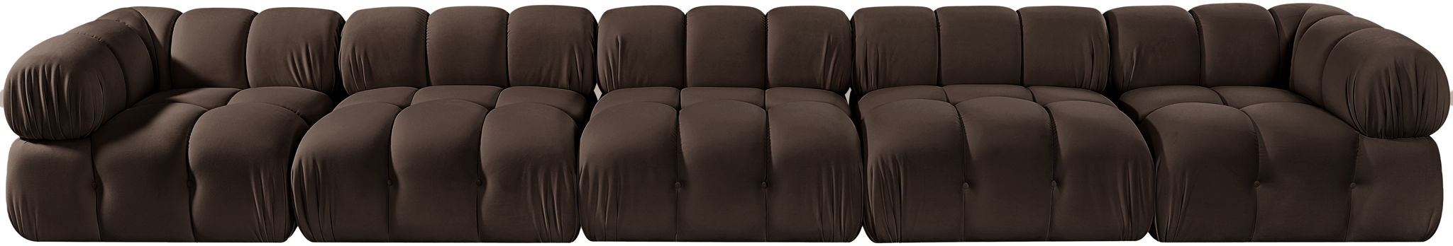 Orin - Fabric Velvet 5 Piece Modular Sofa