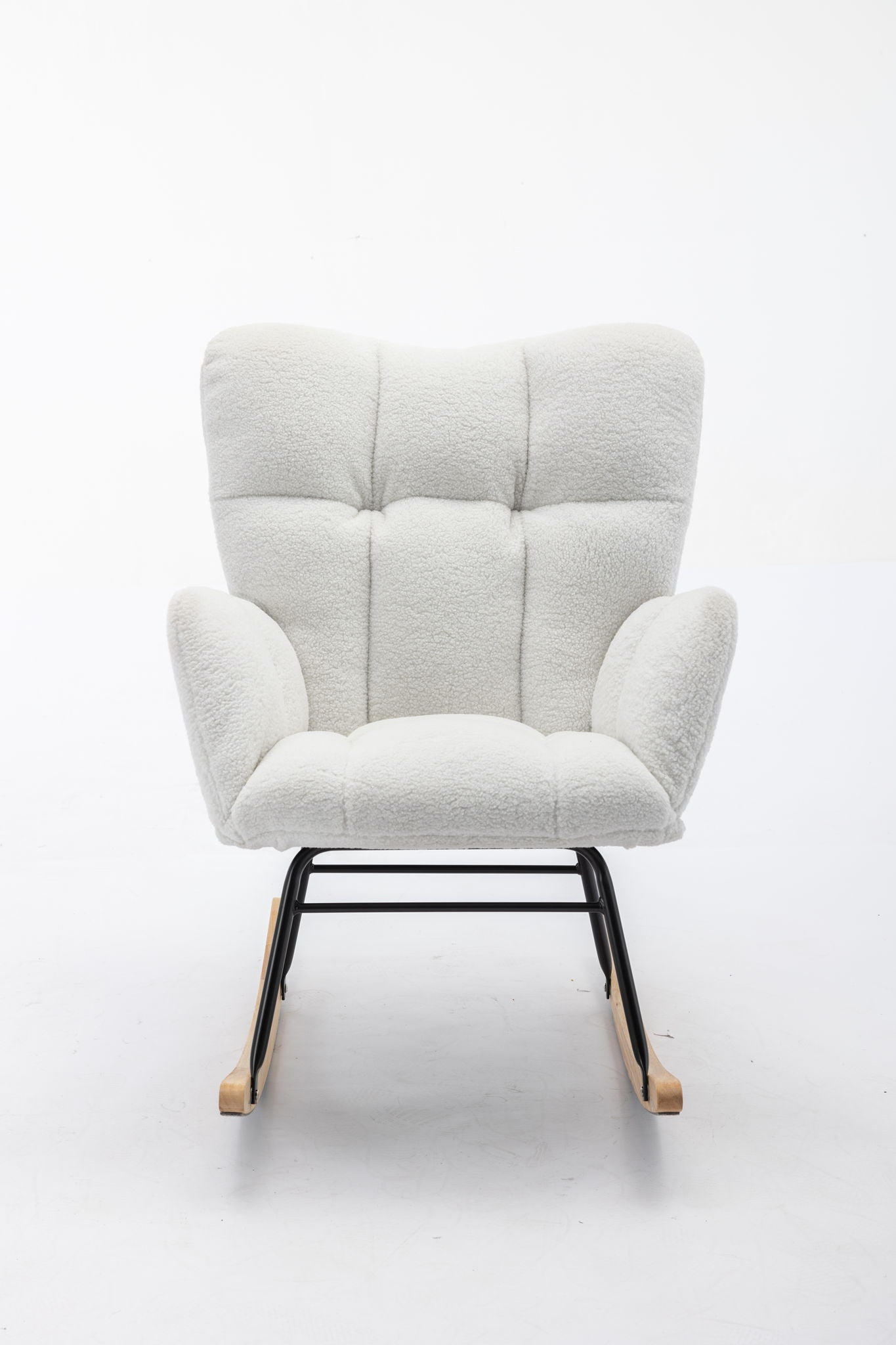 Rocking Gilder Chair For Living Room - Ivory