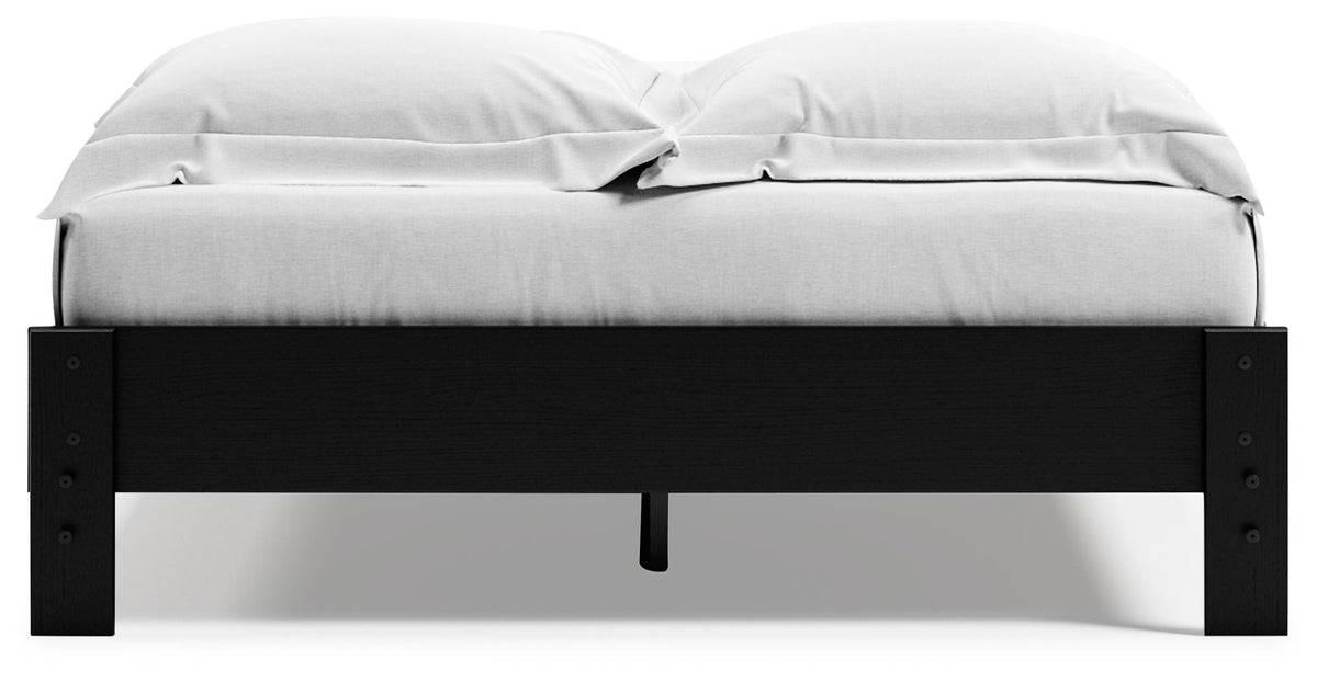 Finch - Queen Platform Bed - Black