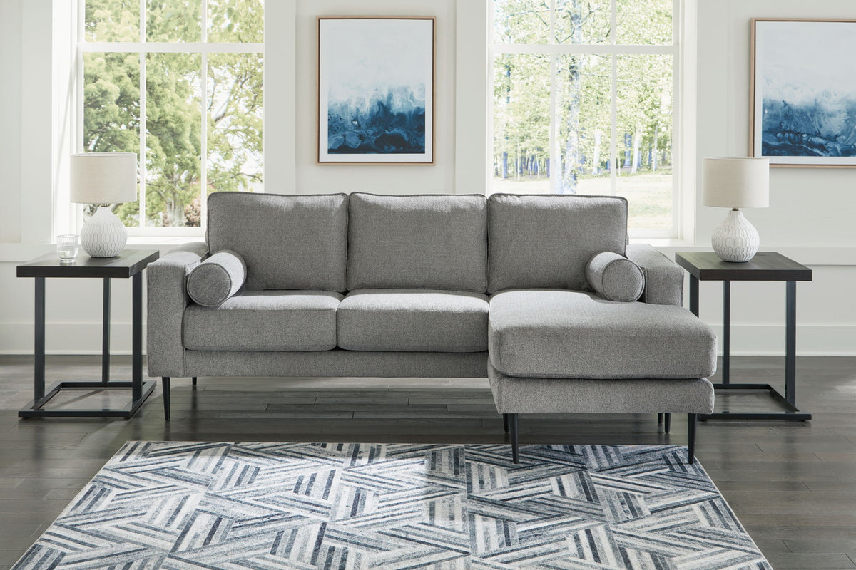 Hazela - Sofa Chaise - Charcoal
