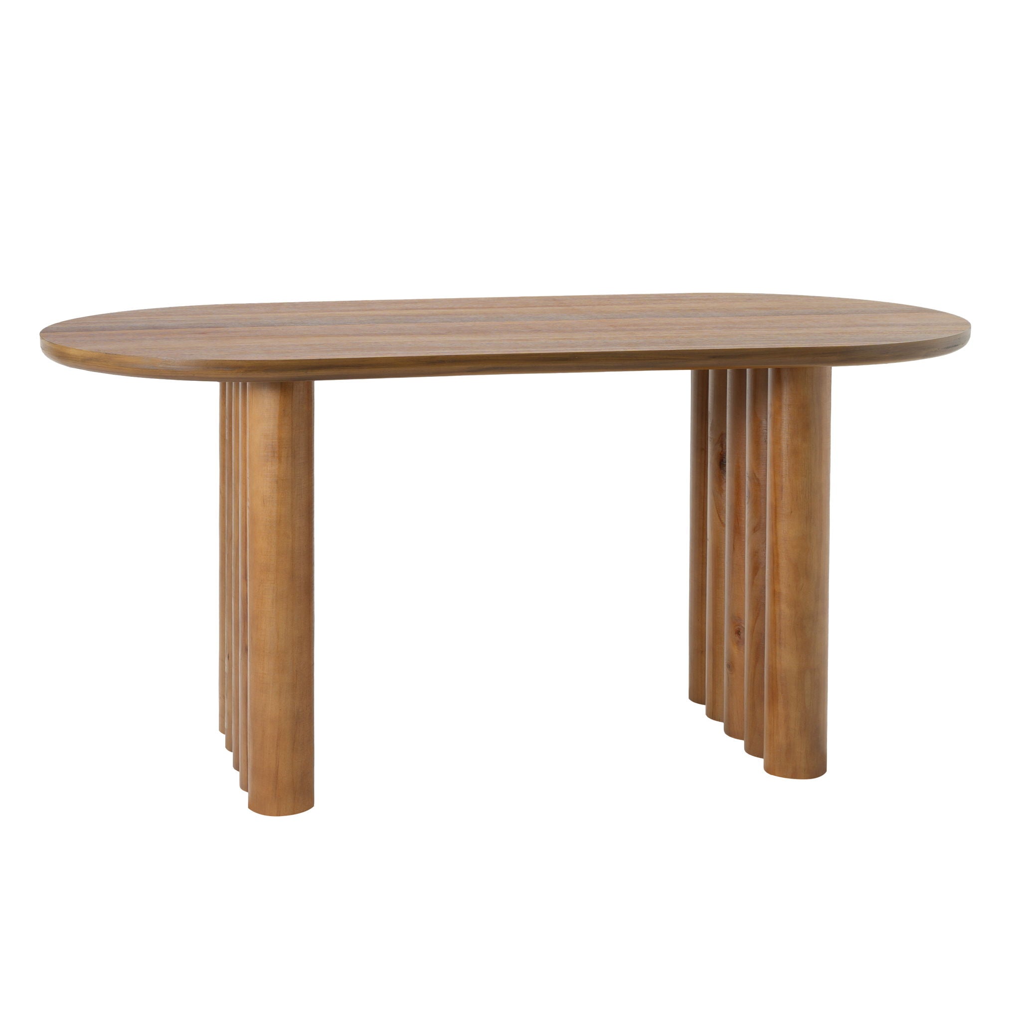 5 Piece Indoor Dining Set With Oval Table And Chairs