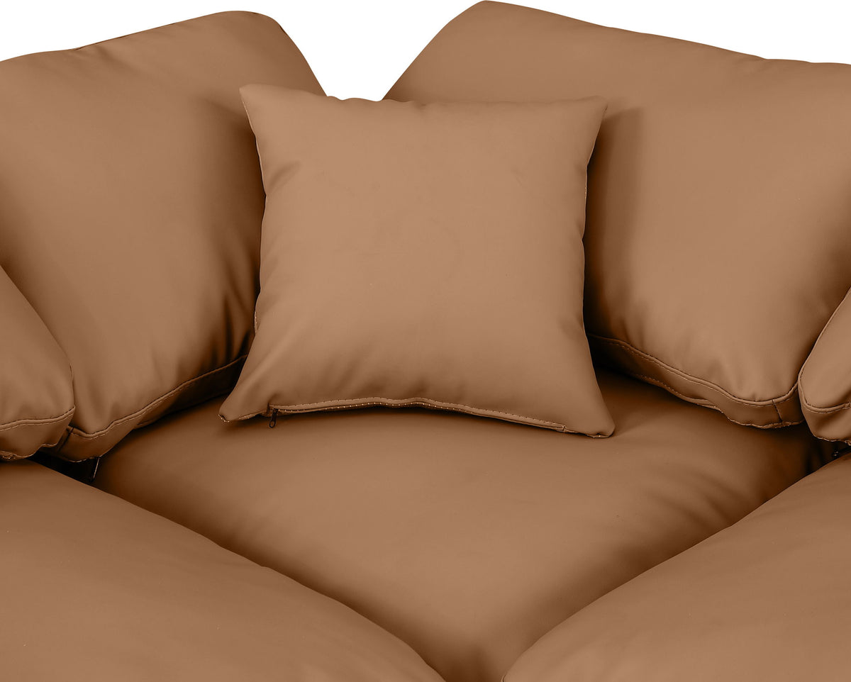 Indulge - Faux Leather 7 Piece Modular Sectional
