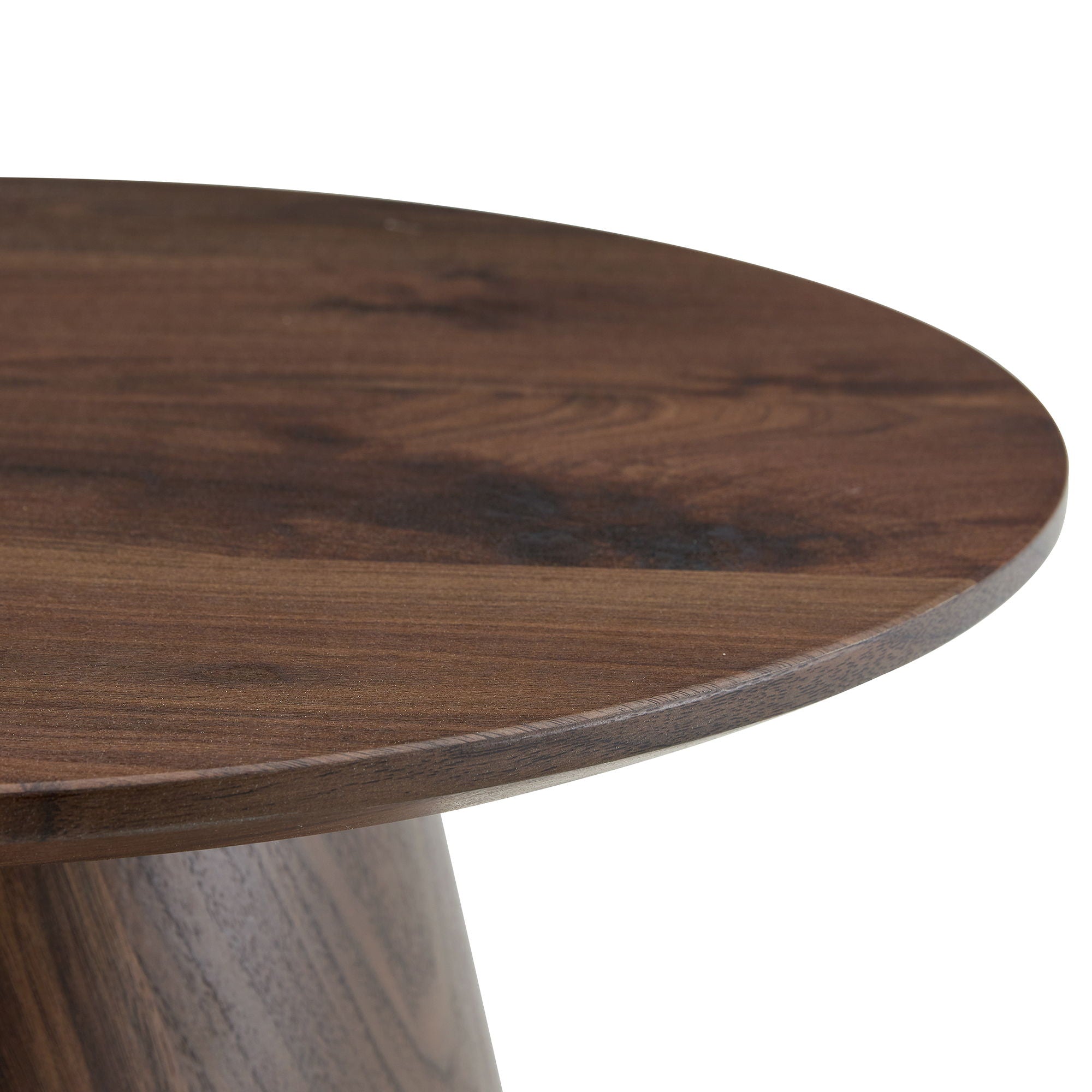 Circular Coffee Table With Adjustable Feet