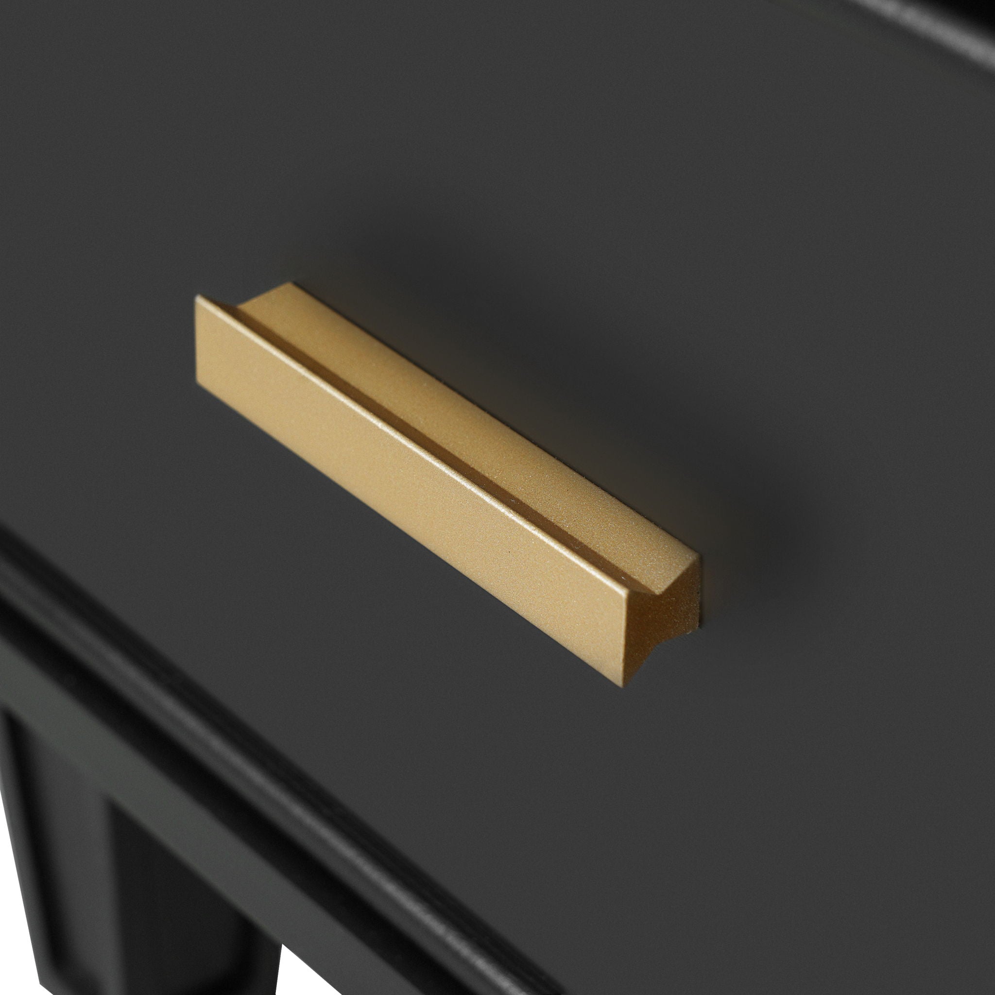 Bathroom Vanity With Sink, Deep Drawer And Pull Out Basket, Rectangular Design - Black