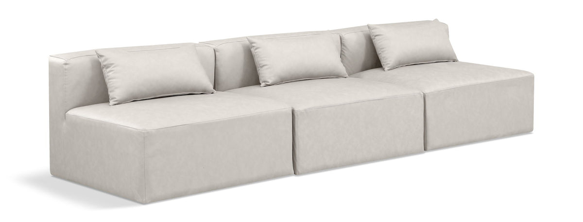 Cube - Modular 3 Seat Armless Sofa
