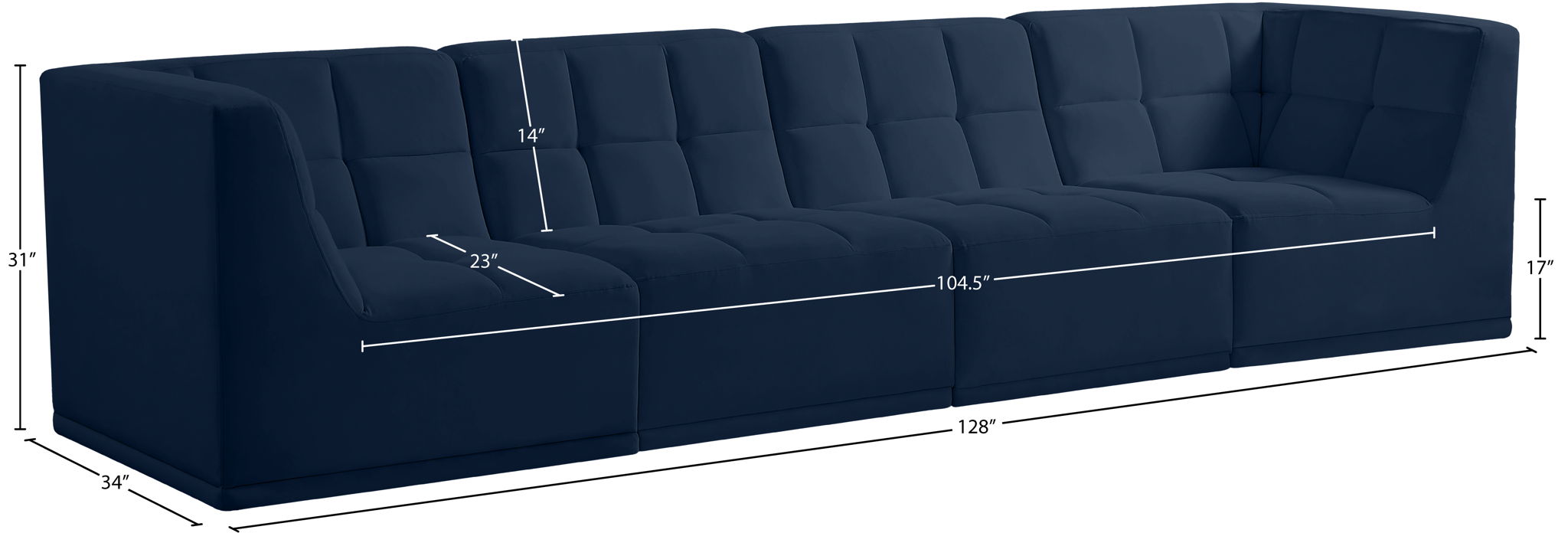Relax - Modular Sofa - 4 Seats