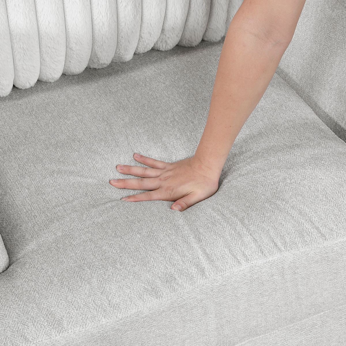 Santiago - Loveseat - Light Gray
