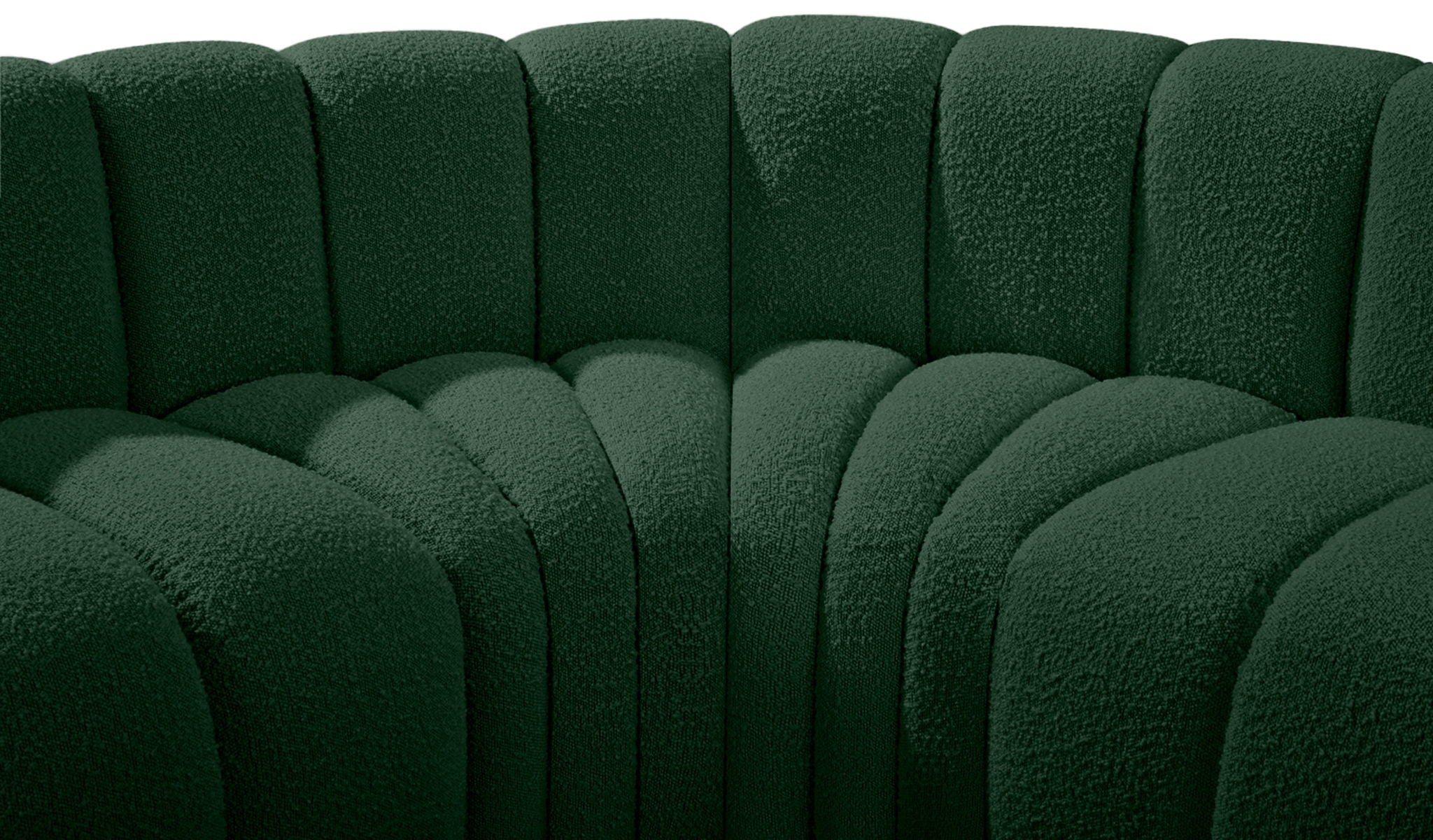 Arc - Boucle Fabric 7 Piece U-Shaped Modular Sofa