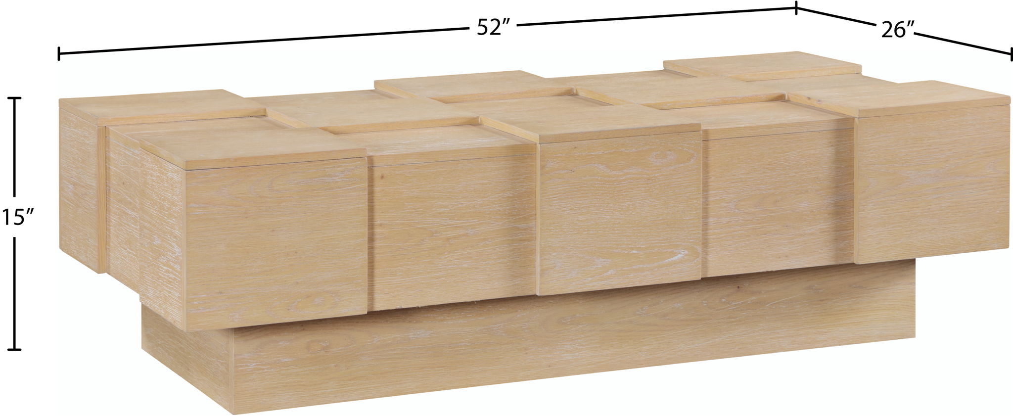 Anzio - Oak Veneer Coffee Table