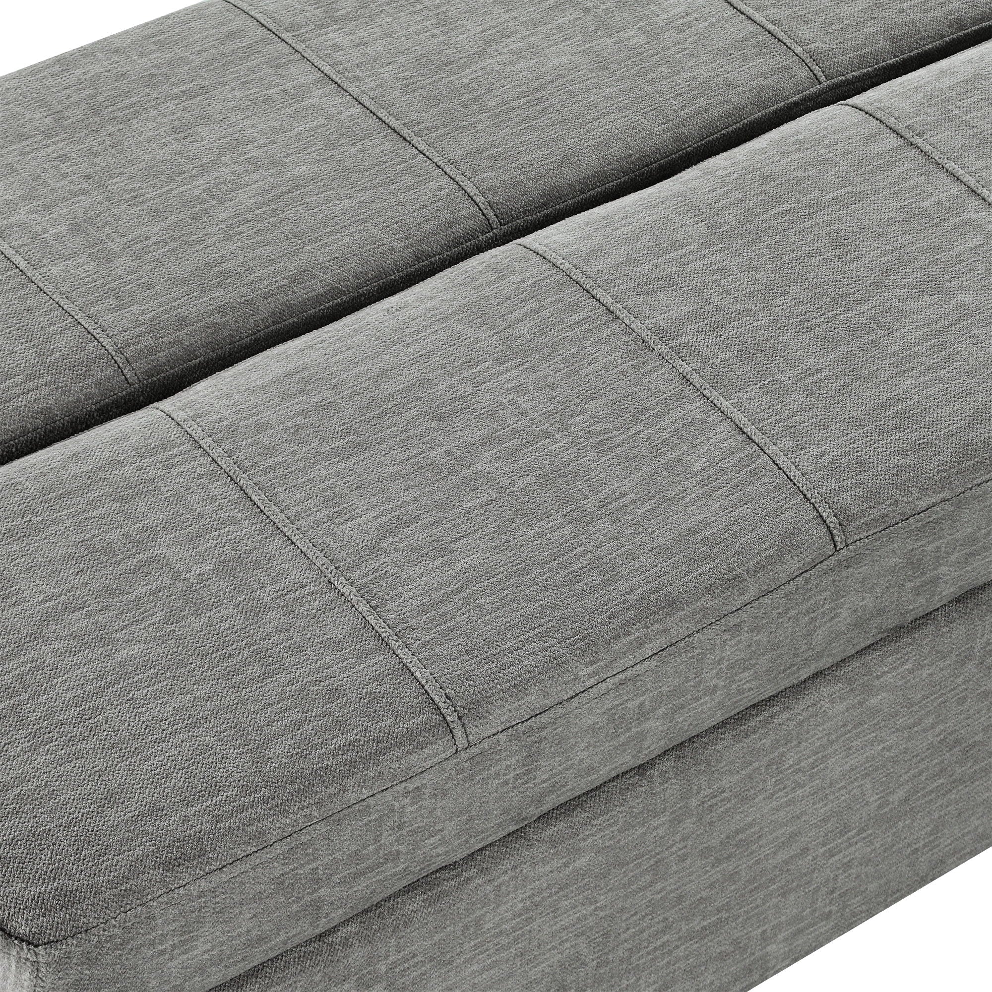 Twin Size Folding Ottoman Sleeper Bed With Mattress Convertible Guest Bed