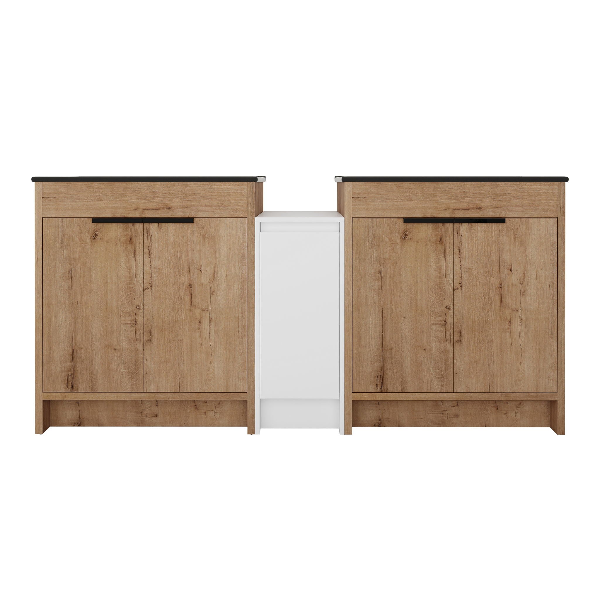 Freestanding Bathroom Vanity With Sink, Storage Cabinets, Soft Closing Doors