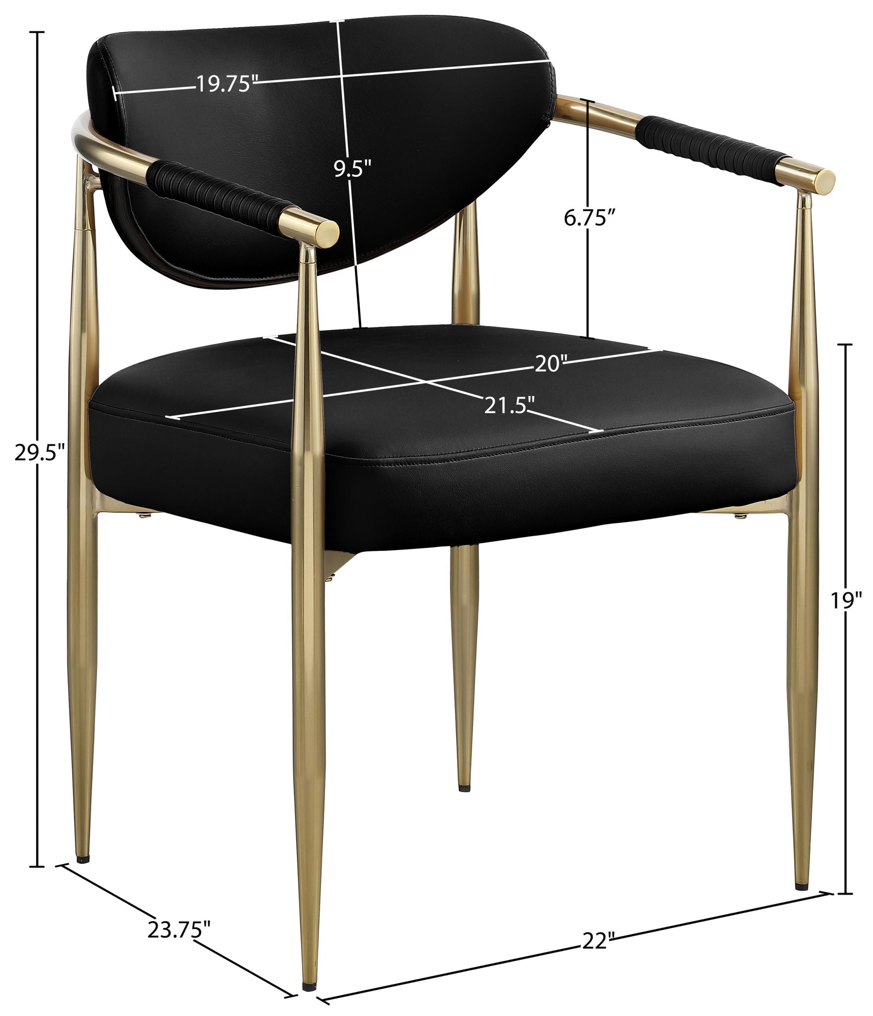 Virella - Faux Leather Upholstered Dining Chair (Set of 2)