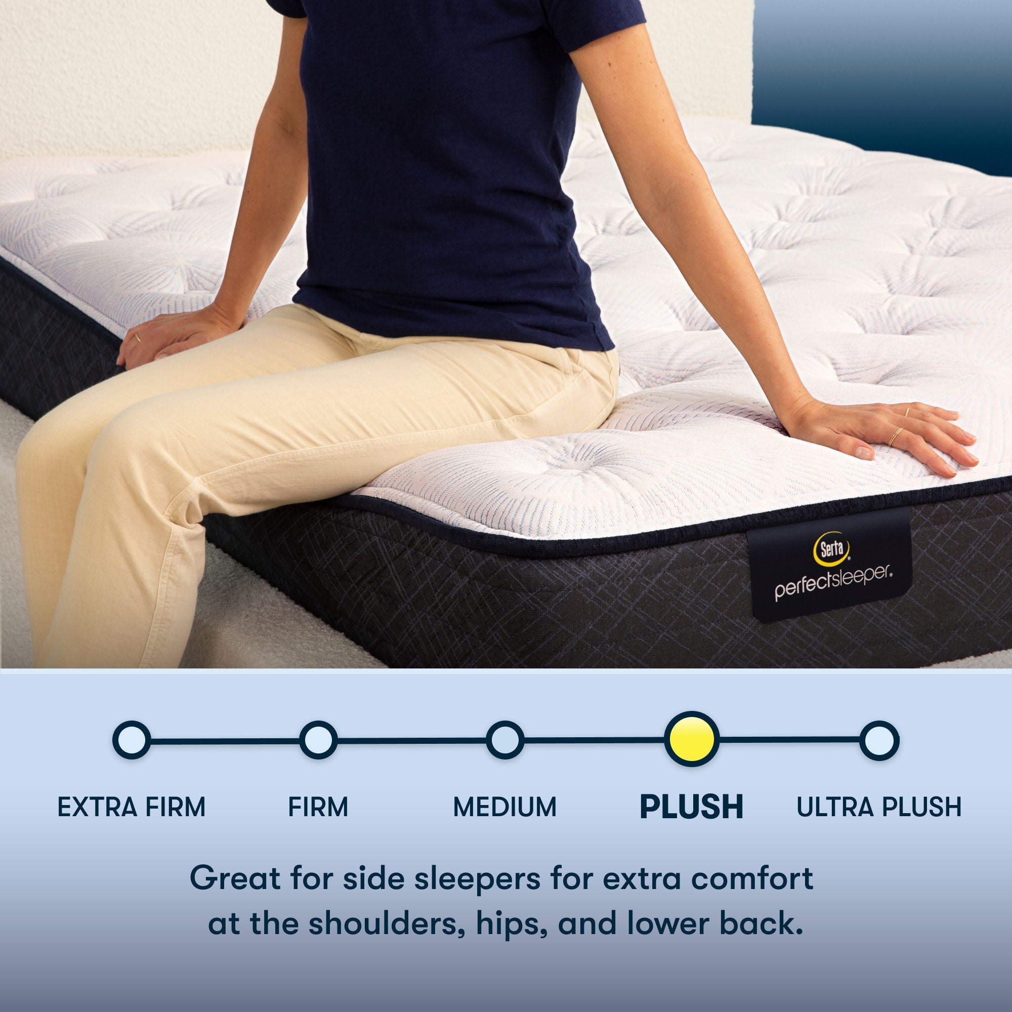 Perfect Sleeper - 10.5" Adoring Night Plush Mattress