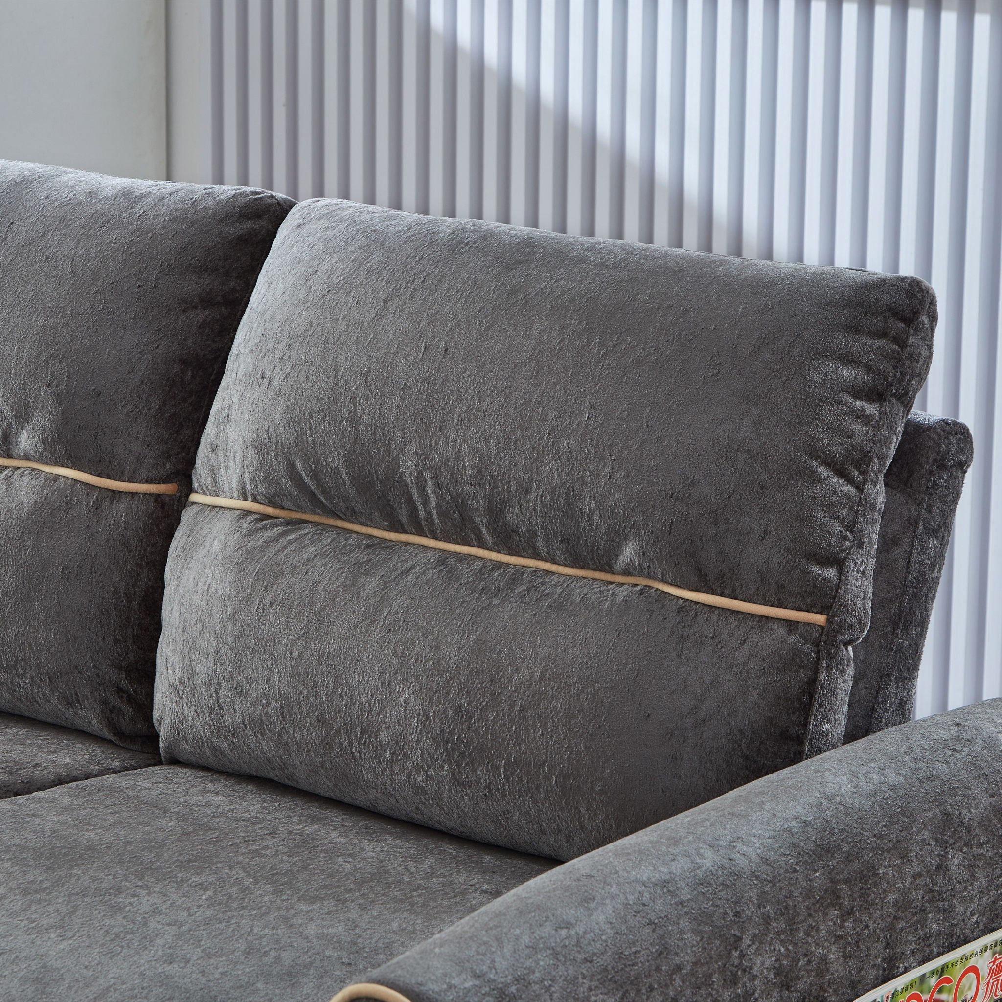 Pull Out Sofa Bed With Adjustable 3 Position Backrest, USB Charging Ports, Side Pockets