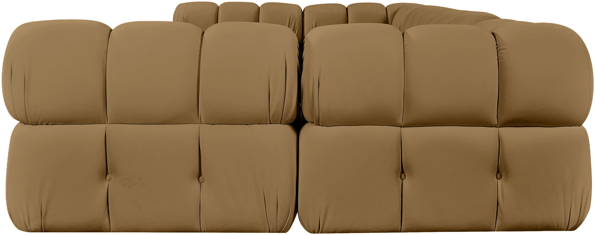 Orin - U-Shaped Velvet 6 Piece Modular Sectional