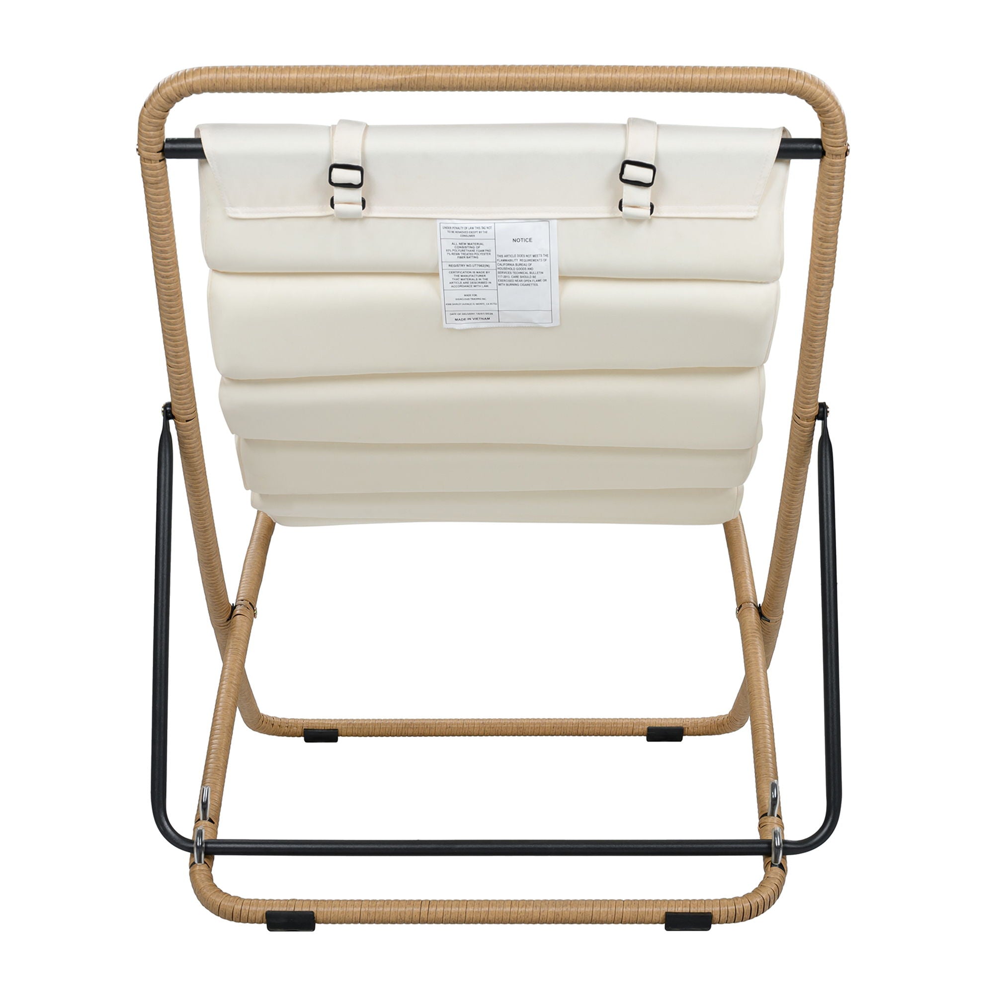 Outdoor Folding Chair With Adjustable Backrest (Set of 2)