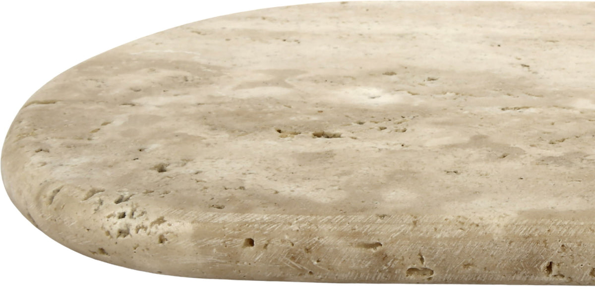 Carrell - Travertine Tray - Beige
