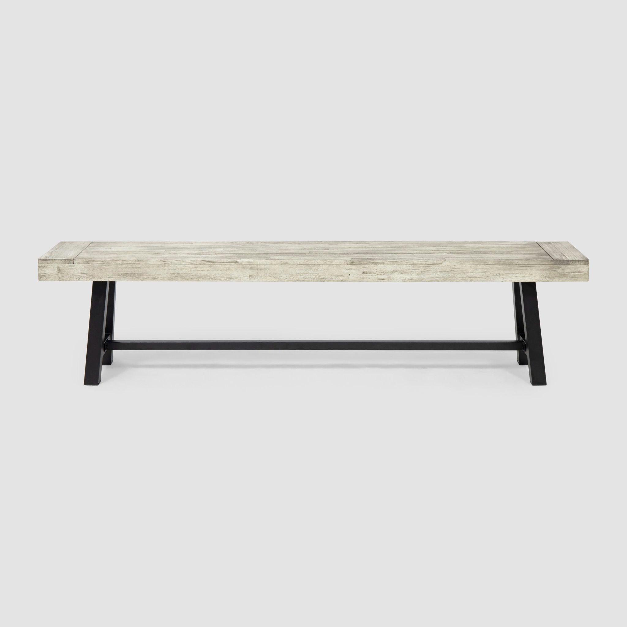 Carlisle - Outdoor Dining Bench - Gray