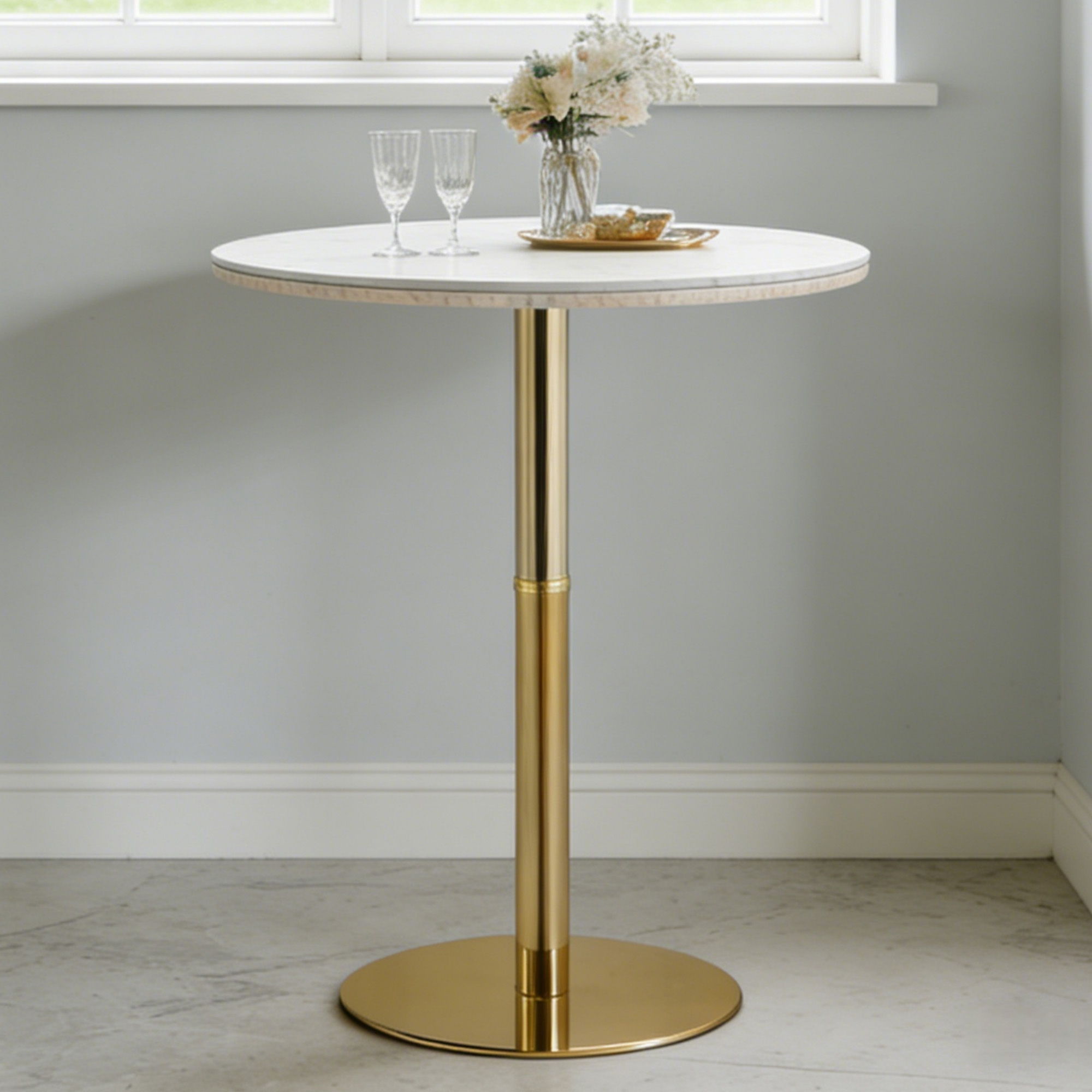 Contemporary Circular Bar Table