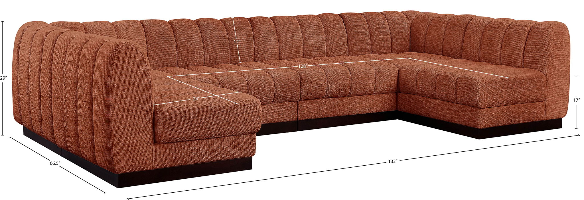 Quinn - 6 Piece Modular Sectional