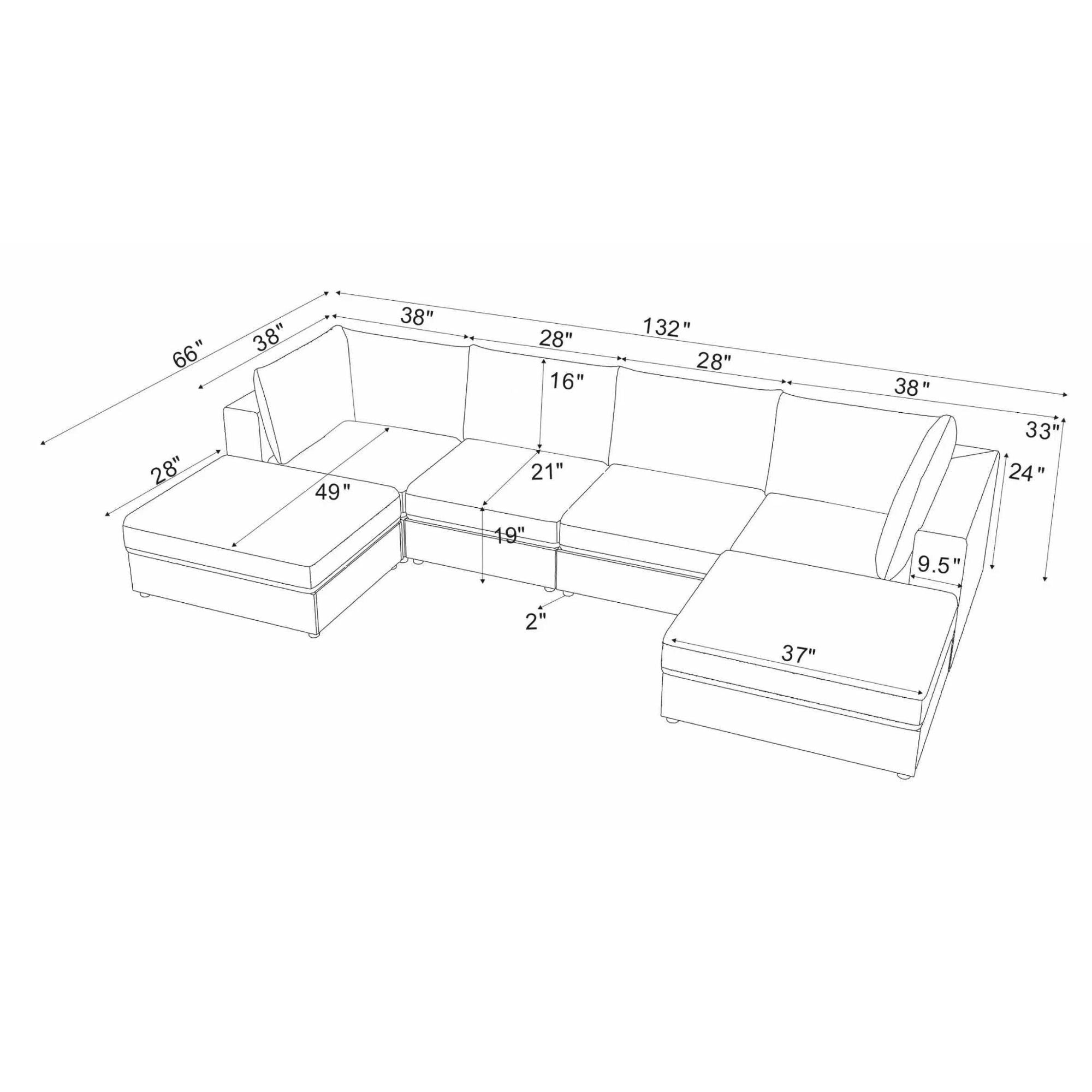Reversible Modular Sectional
