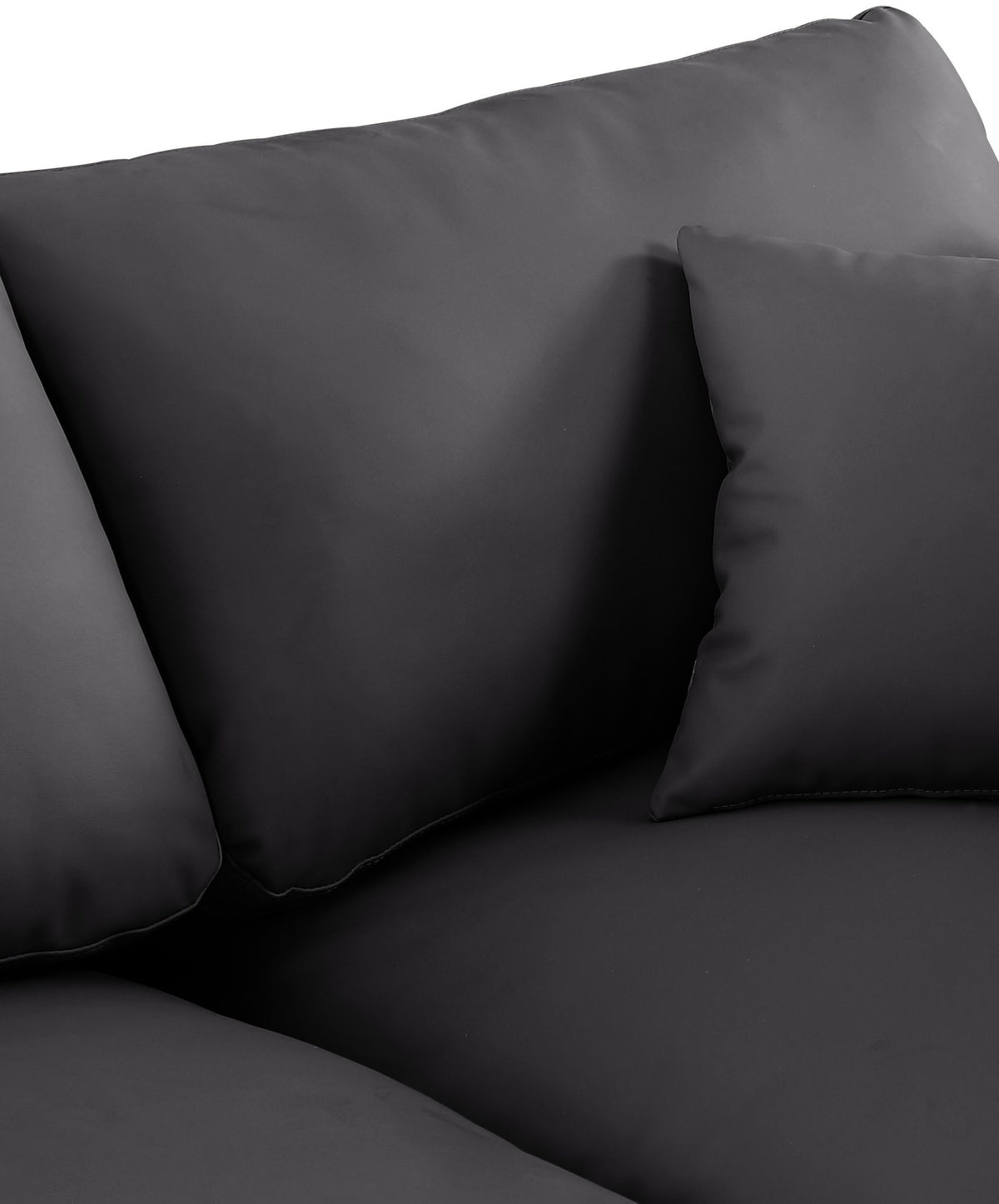 Comfy - 7 Piece Faux Leather Modular Corner Sectional
