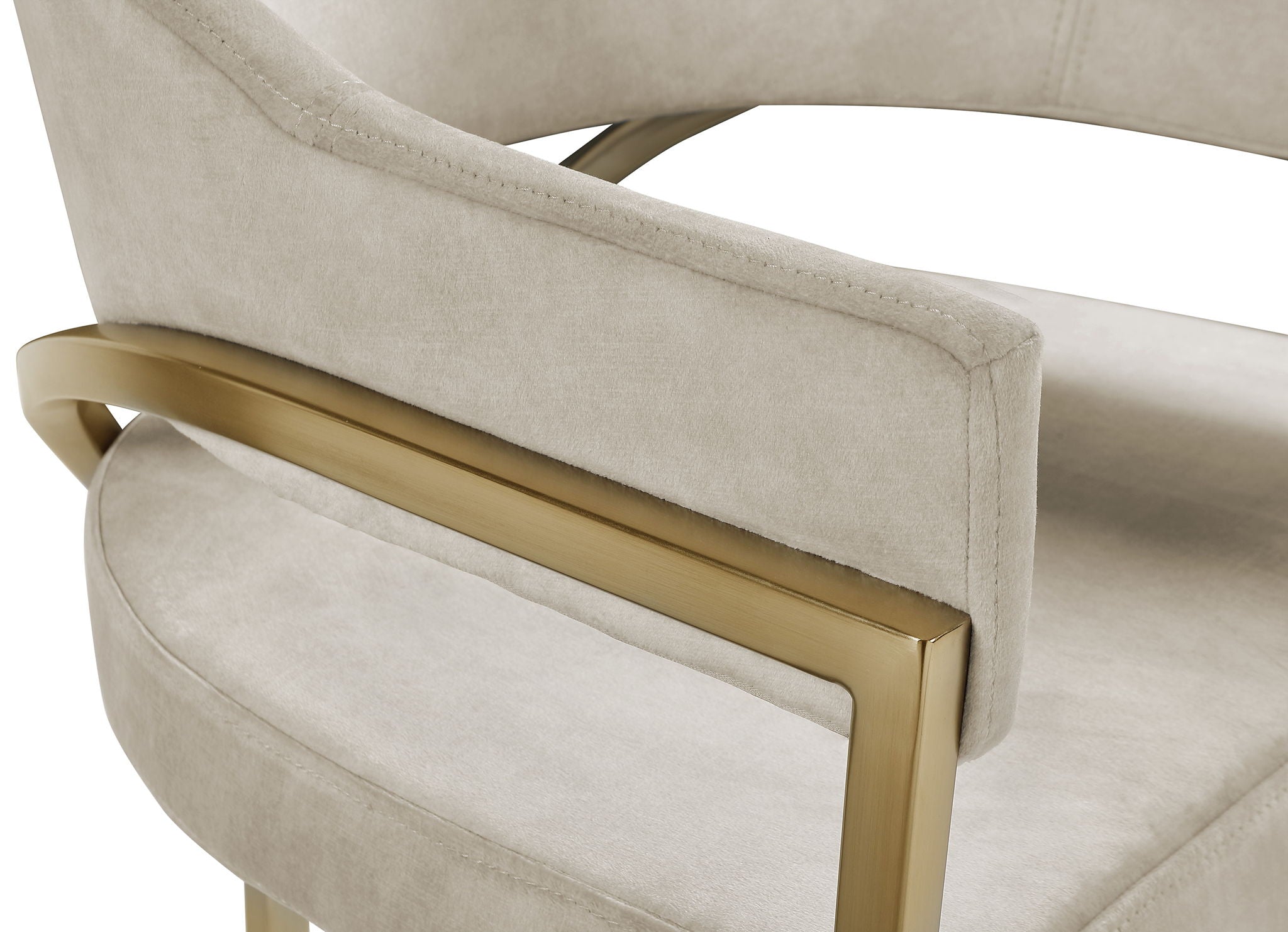 Madelyn - Dining Chair (Set of 2) - Brushed Brass