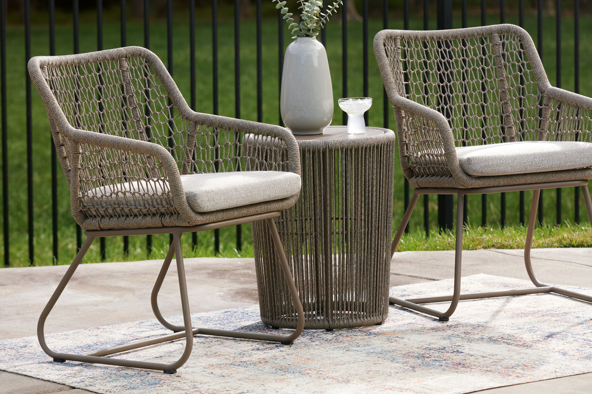 Majors Beach - Outdoor Table And 2 Chairs (Set of 3) - Beige