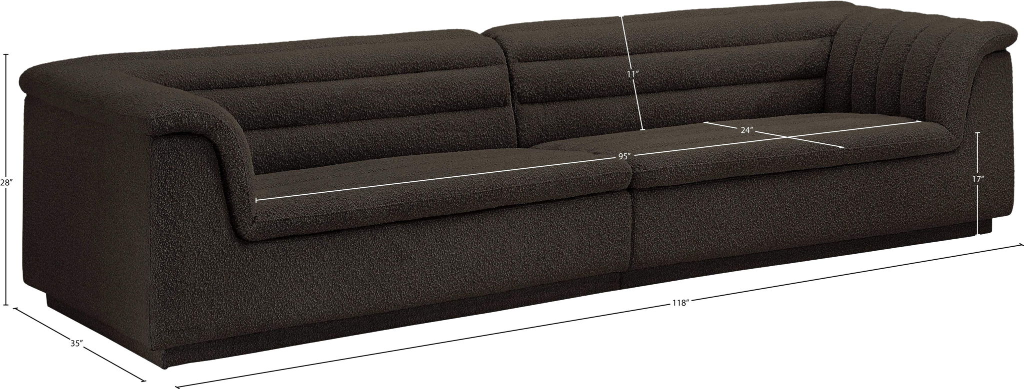 Cascade - Boucle Modular Sofa