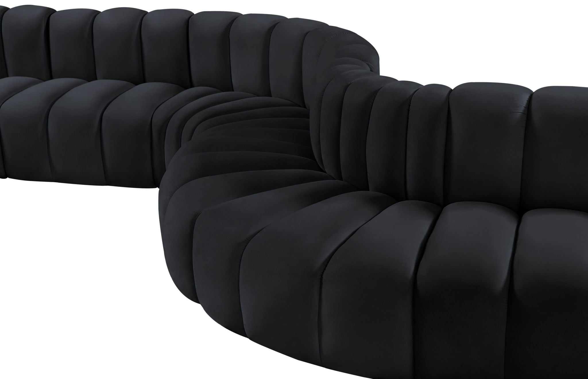 Arc - Velvet 6 Piece Modular Sofa