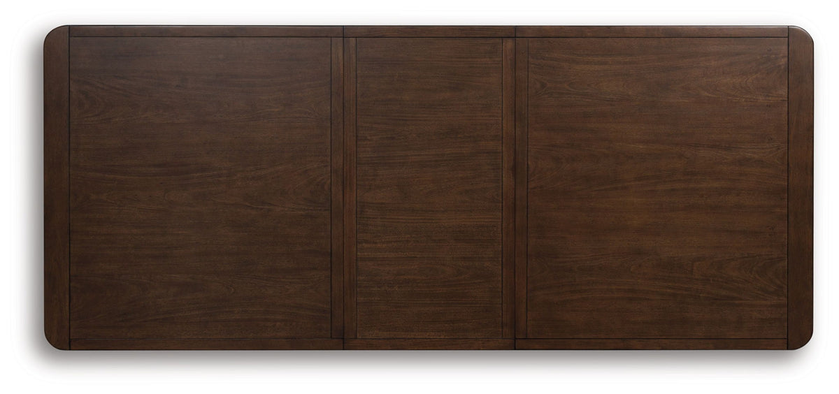 Dilenno - Rectangular Dining Room Extension Table - Dark Brown