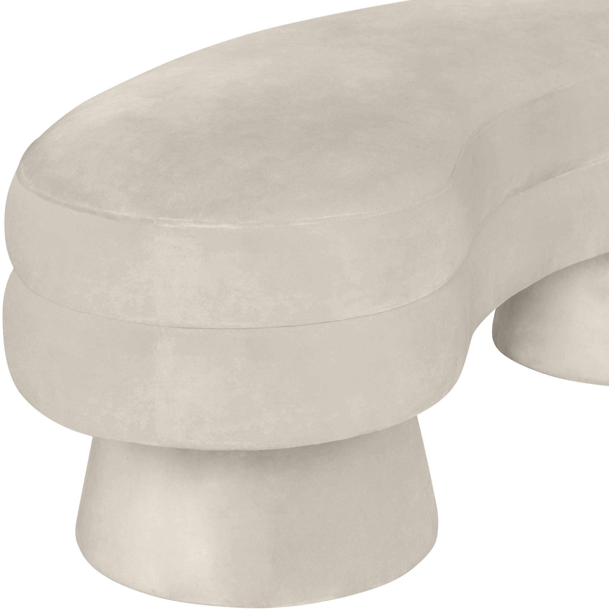 Zenna - Velvet Bench