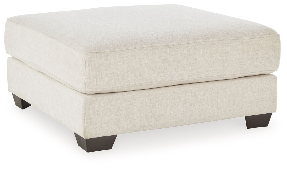 Lerenza - Oversized Accent Ottoman - Birch