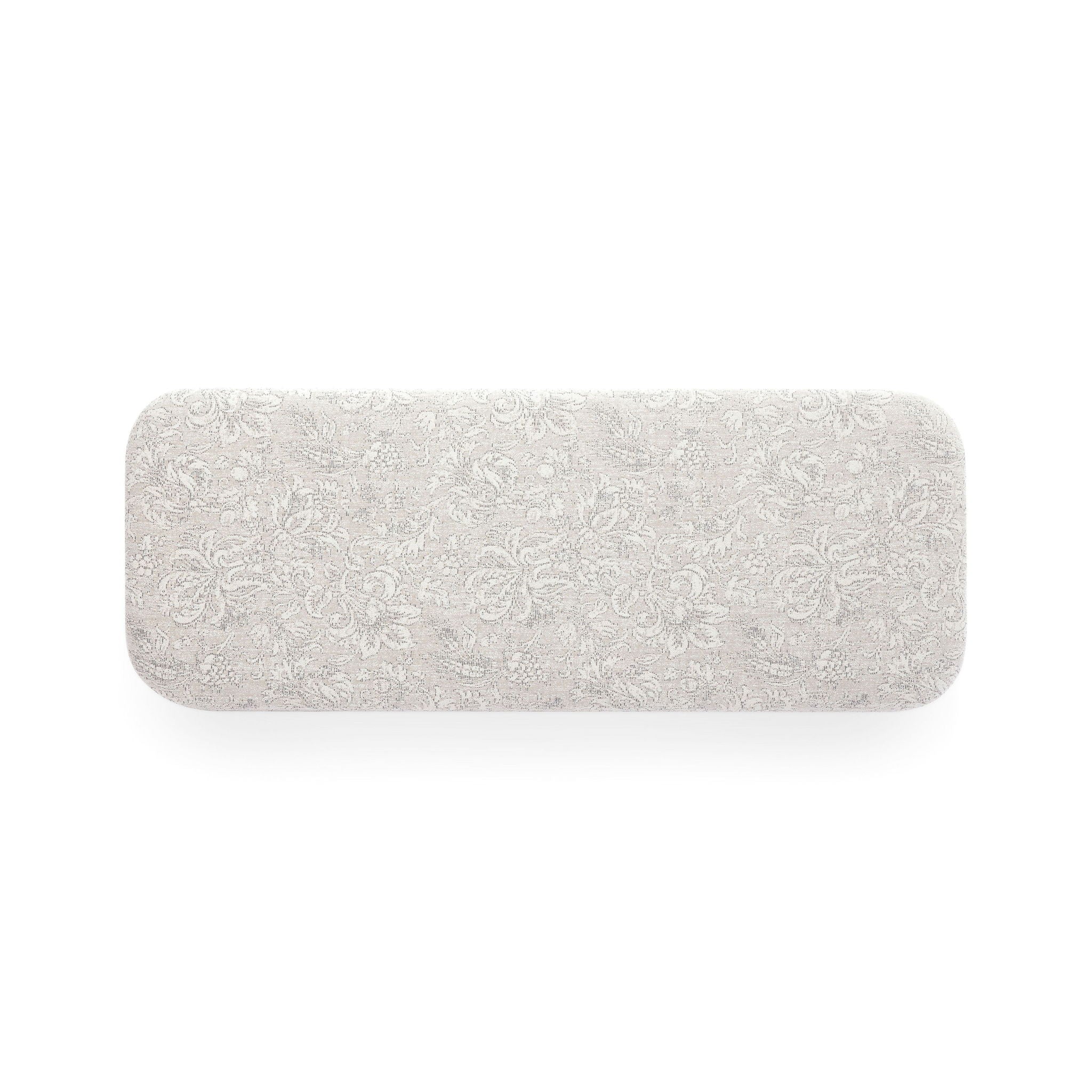 Ollie - Floral Jacquard Bench