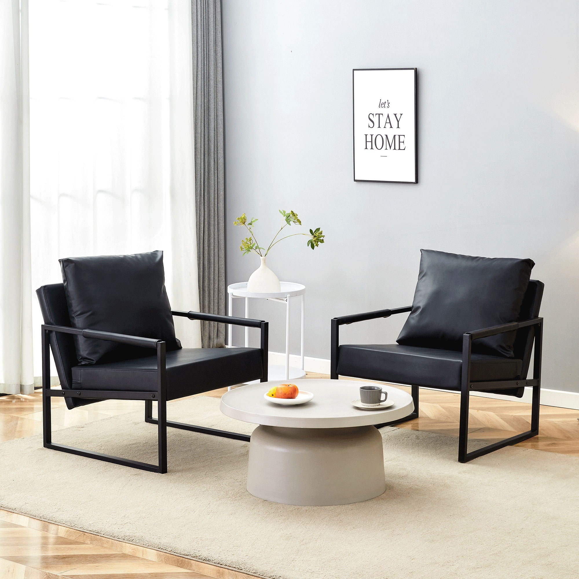 Classic And Metal Frame Sofa, Ergonomically Designed, A Perfect Blend Of Modern And Industrial Styles