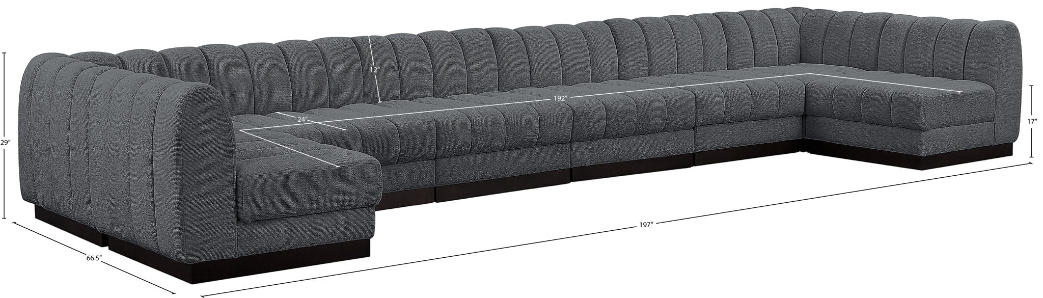 Quinn - 8 Piece Modular Sectional