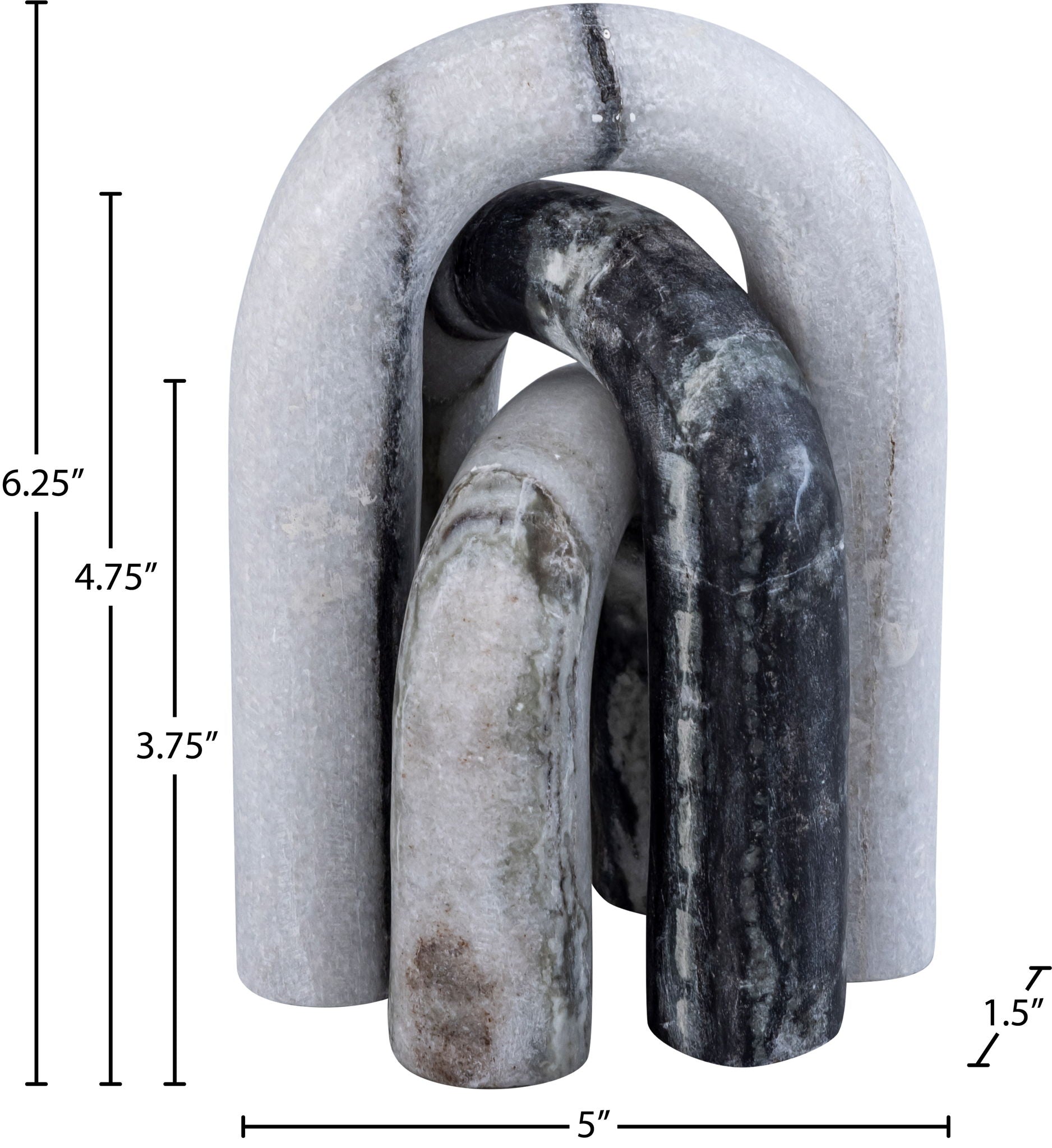 Arco - 3 Piece Marble Decorative Object