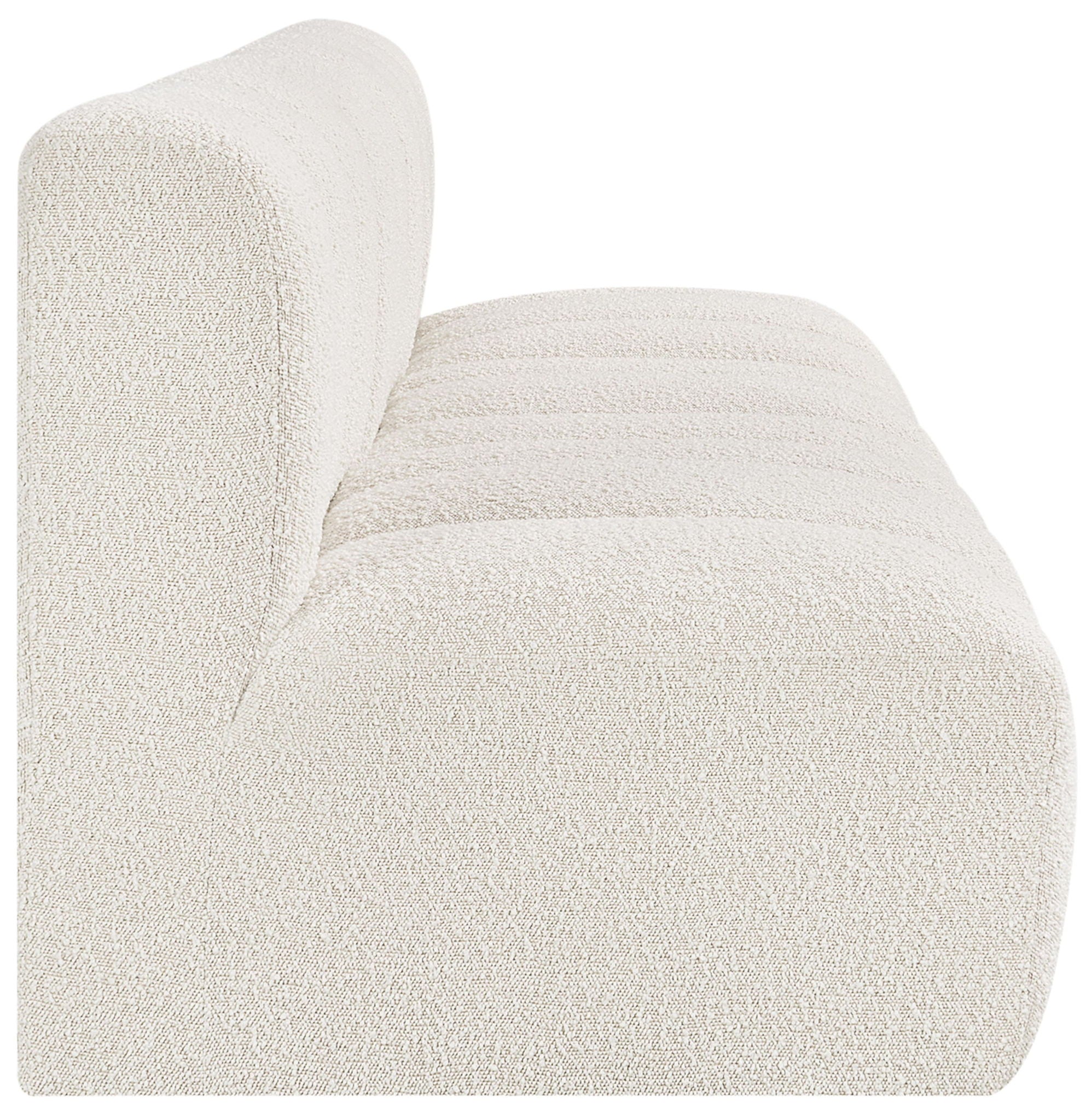 Arc - Boucle Fabric 3 Seats Modular Sofa