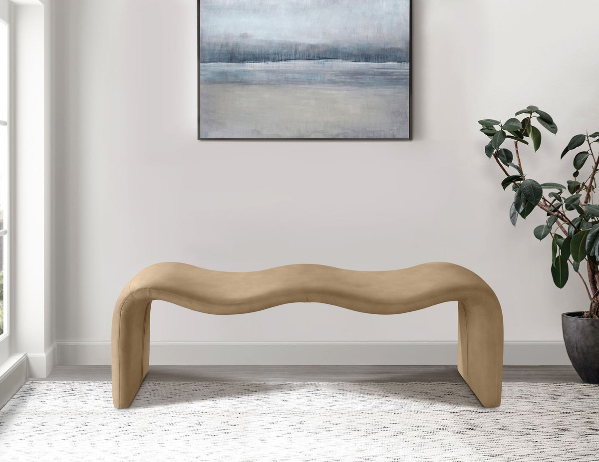 Willow - Faux Leather Bench