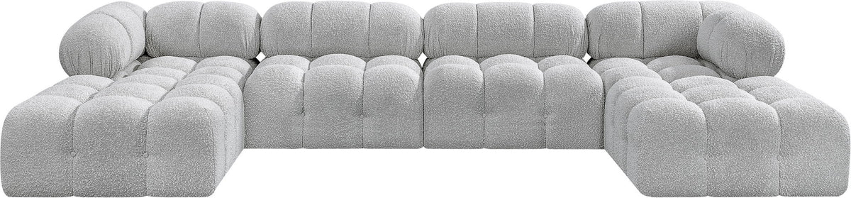 Ames - 6 Piece Fabric Modular U-Shaped Sectional