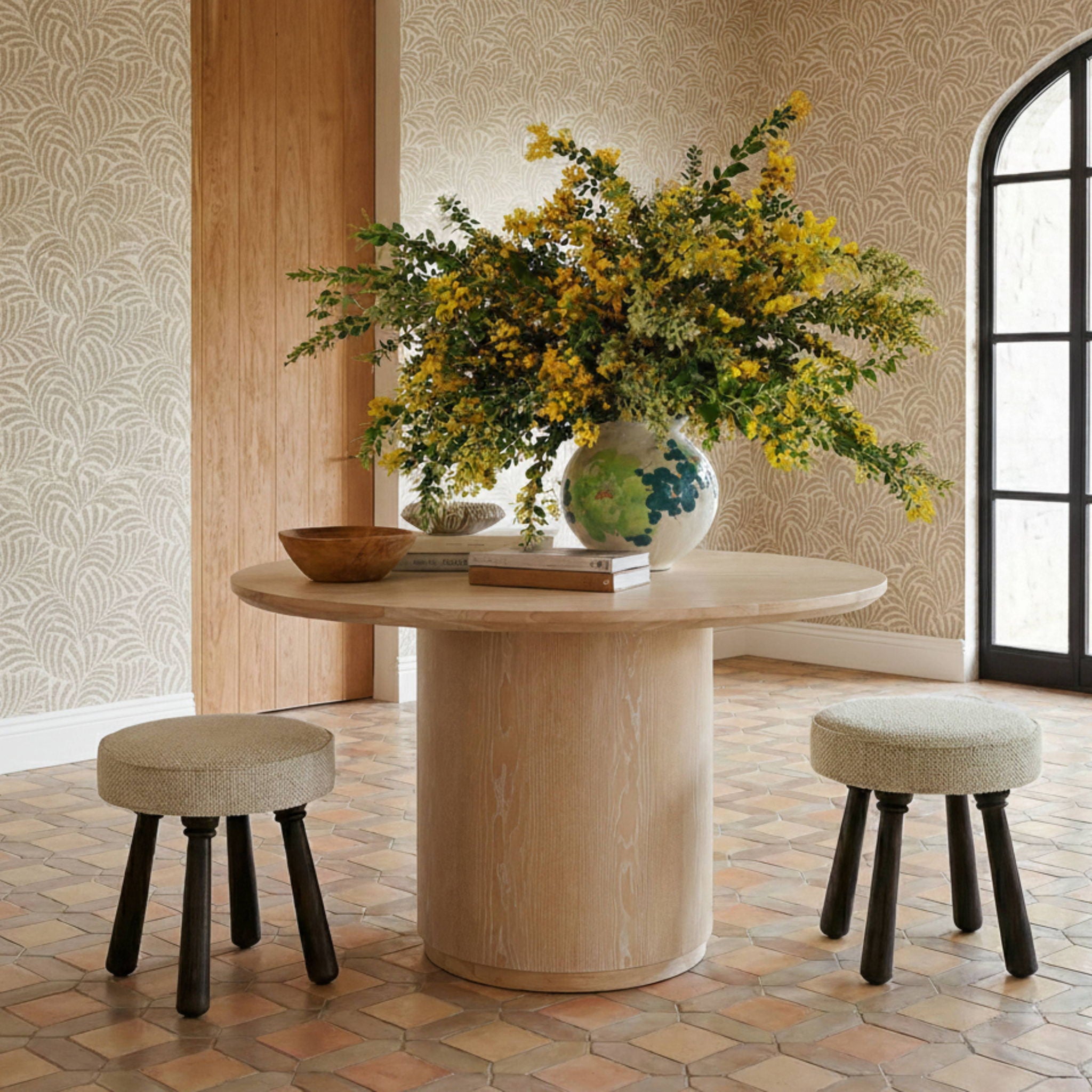 Pookie - Boucle Stool - Cream