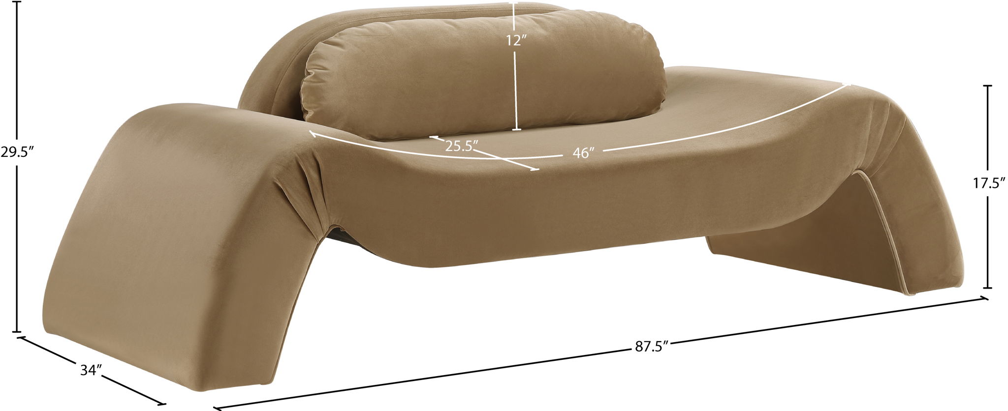Austin - Velvet Loveseat