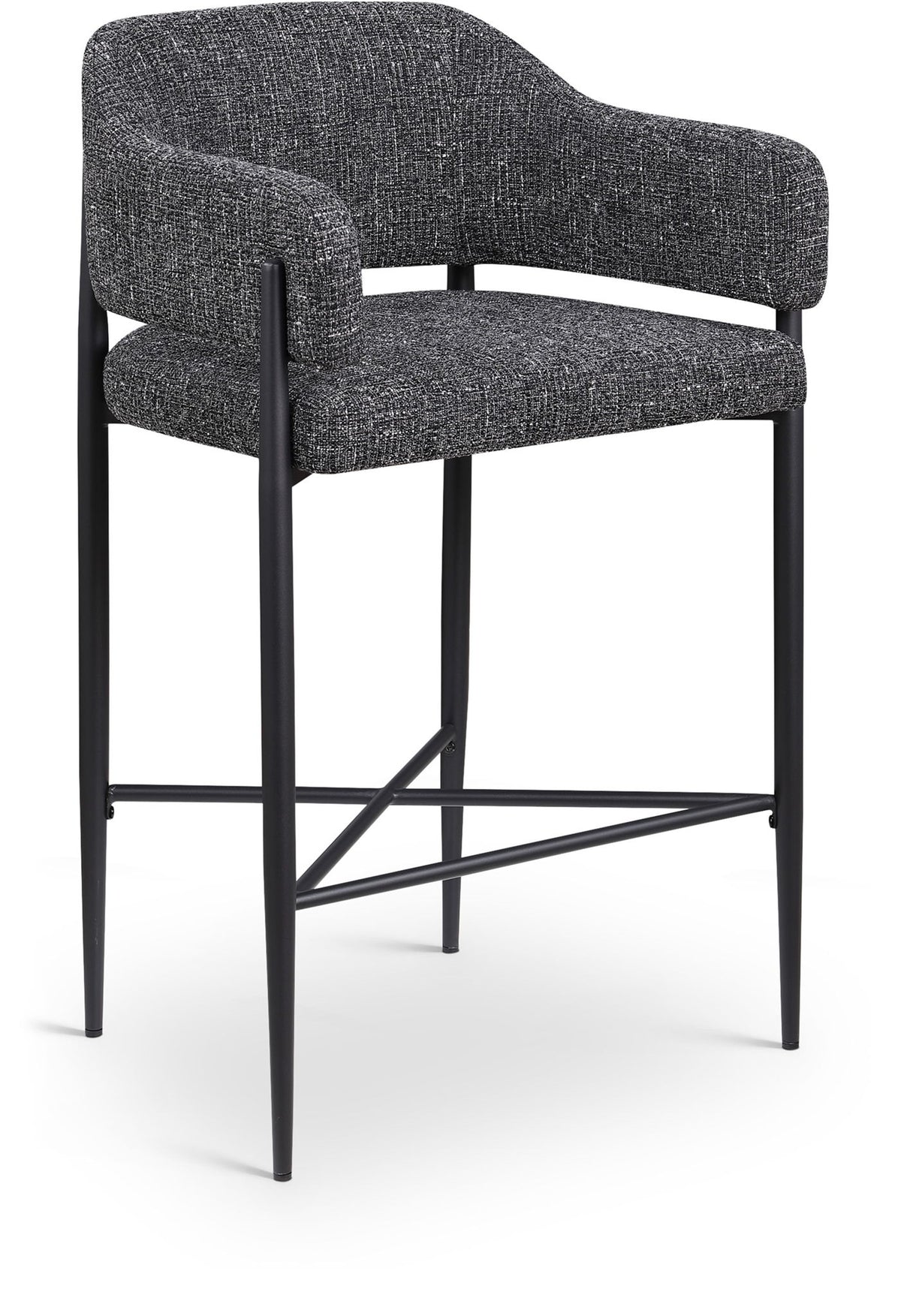 Dame - Fabric Upholstered Counter Stool (Set of 2)