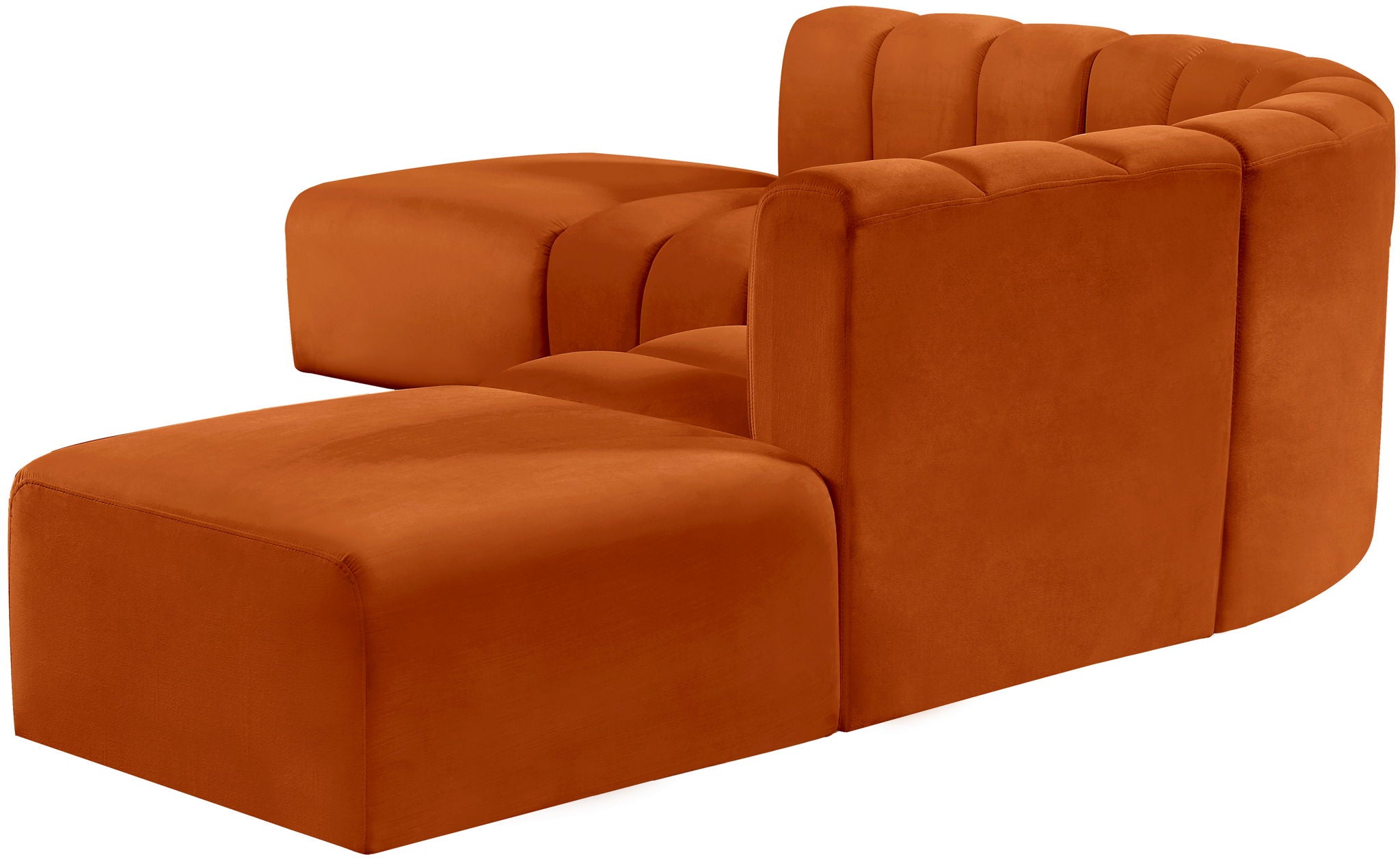 Arc - Velvet 6 Piece Corner Modular Sofa