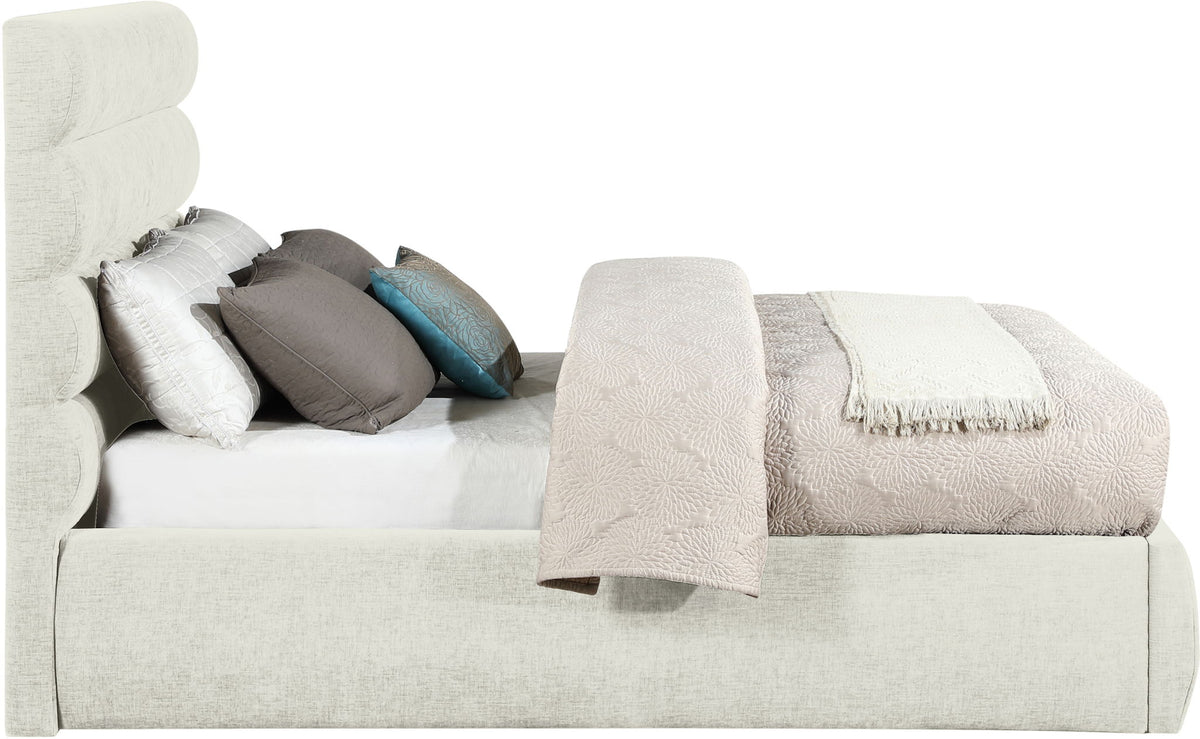 Adam - Chenille Fabric Bed With 52" Headboard