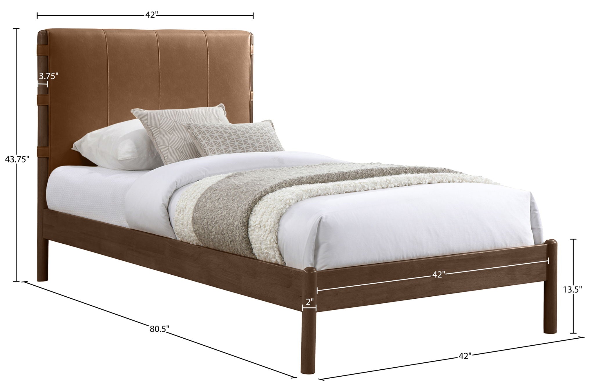 Arielle - Vegan Leather Upholstered Bed