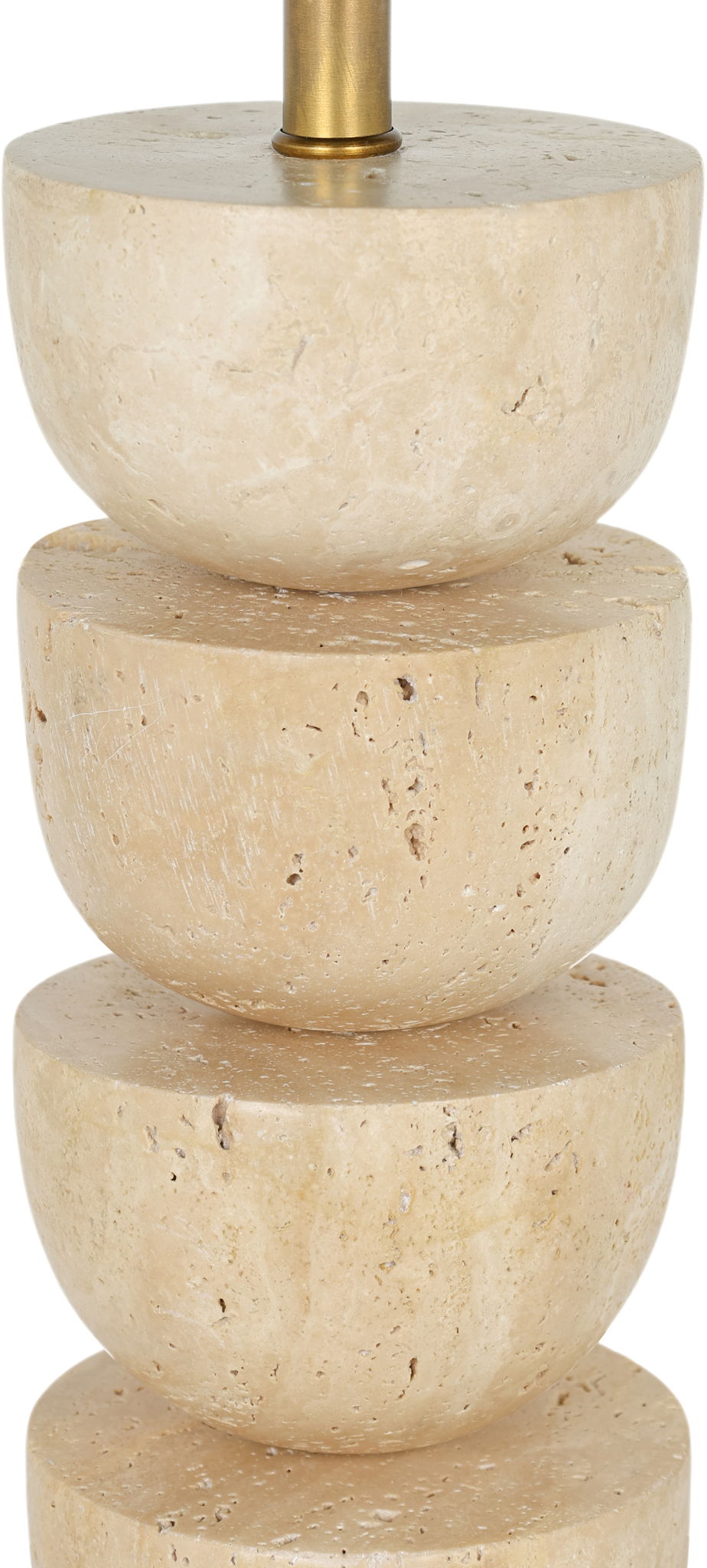 Opus - Linen Textured Fabric And Brass Table Lamp